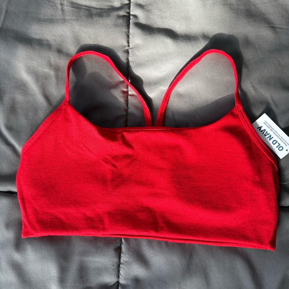 Old Navy Women's Vibrant Red Sports Bra